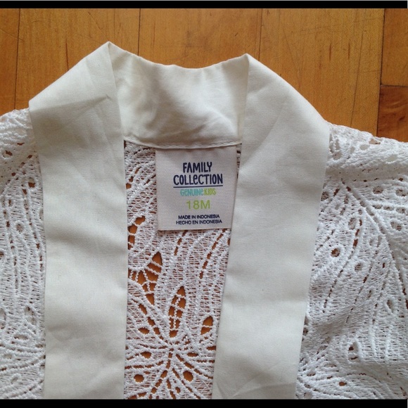 OshKosh Girls White 18 Month Embroidered Blazer NWT - Picture 7 of 14